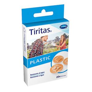 TIRITAS PLASTIC REDONDAS 22 MM. 20 UDS