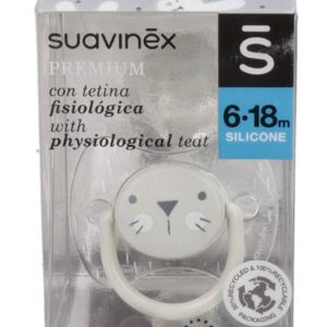 CHUPETE TETINA SILICONA SUAVINEX PREMIUM FISIOLO