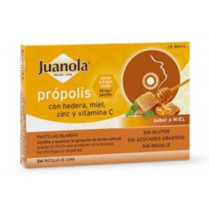 JUANOLA PASTILLAS BLANDAS PROPOLIS MIEL VIT C AL