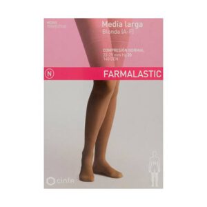 MEDIA LARGA (A-F) COMP LIGERA FARMALASTIC BLONDA