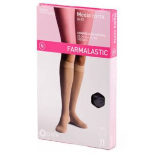 MEDIA FARMALASTIC CORTA C-N NEGRA T-MED.